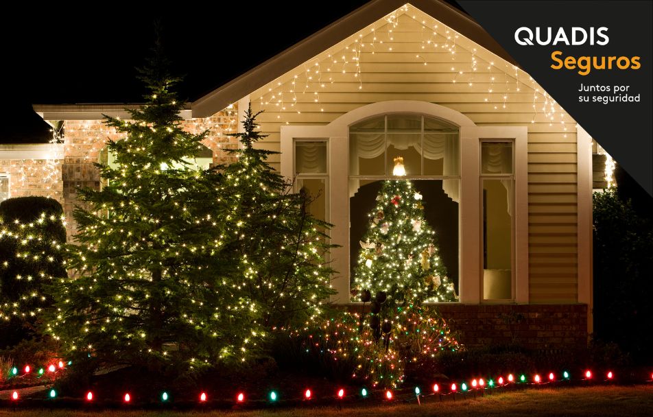 Hogar seguro, Fiestas felices. Consejos para proteger tu casa en Navidad. | Quadis Seguros